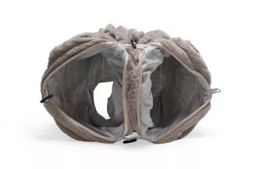 Katzentunnel Reza - beige - 70 x 25 x 25 cm